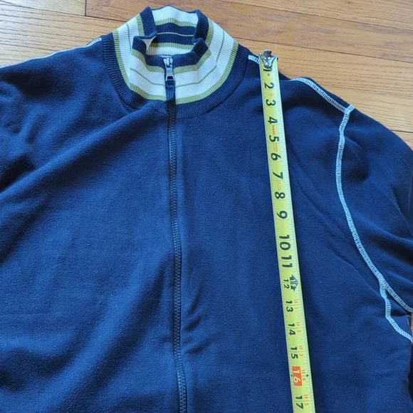 Banana Republic navy blue zipup jacket size XL - Picture 12 of 13